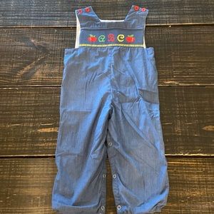 Smocked school outfit